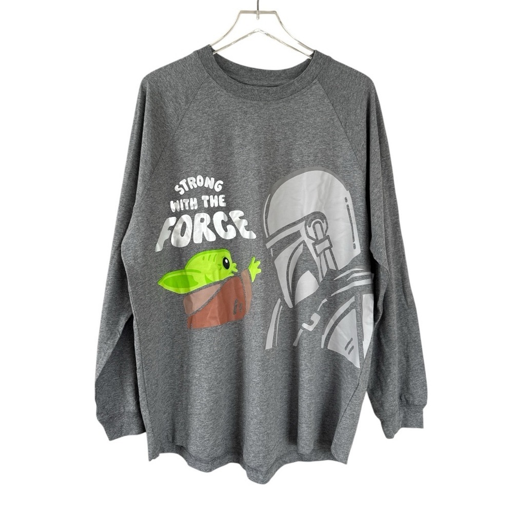 Disney Star Wars Grogu and Din Djarin Top NWT Size Large